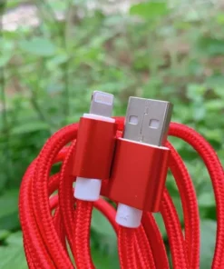 dây sạc màu red